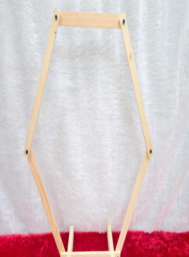 VRB Dec مجموعة VRB DecTM من قطع زينة غانباتي للمنزل، حامل خلفية للزينة، خلفية لتزيين البوجا، مانداب زينة غانباتي، زينة غانيش تشاتورثي، زينة مهرجان ديوالي بوجا (مانداب سداسي) - Image 3